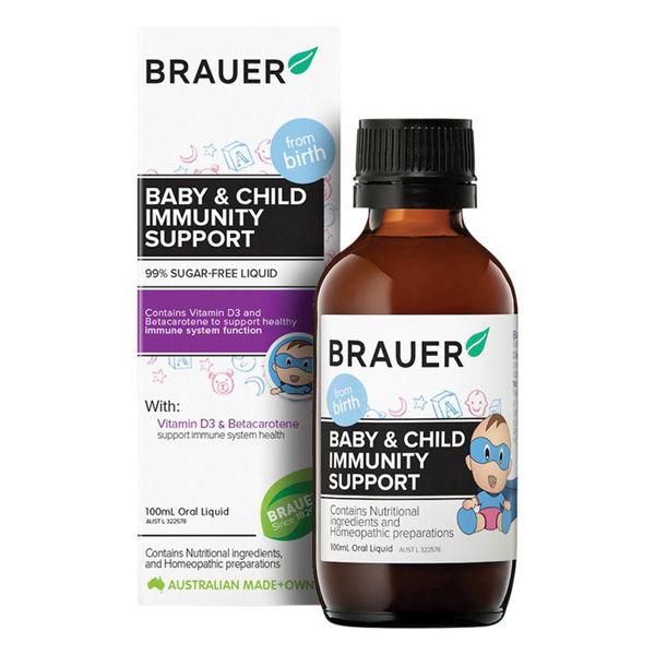 Brauer Baby & Child from Birth Immunity Support Oral Liquid 100 ml 