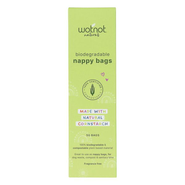 Wotnot Biodegradable Nappy Bags 50 Pack 