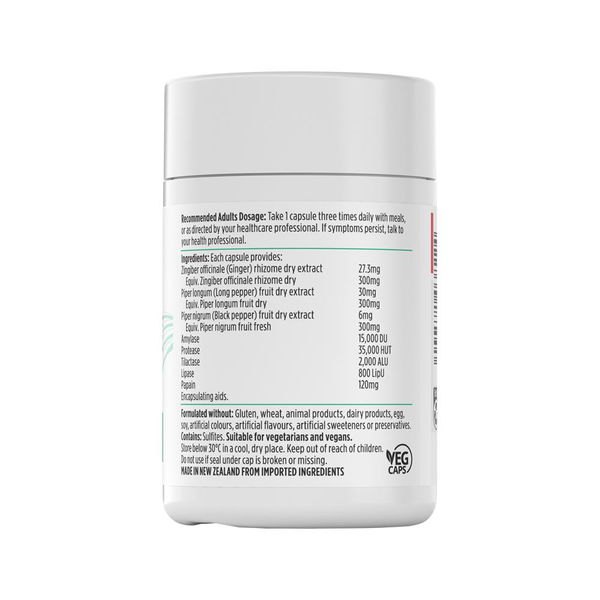 Nutralife Digestive Enzymes Triple Action Digestive Support Capsules 60 Capsules 