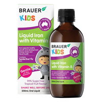 Brauer Kids Iron with Vitamin B Oral Liquid 200 ml 