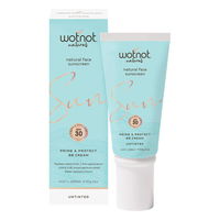 Wotnot Natural Face Sunscreen SPF30 Prime & Protect BB Cream 60 gm 