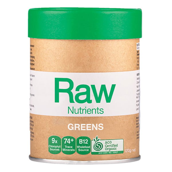 Amazonia Raw Nutrients Greens Powder 120 gm 