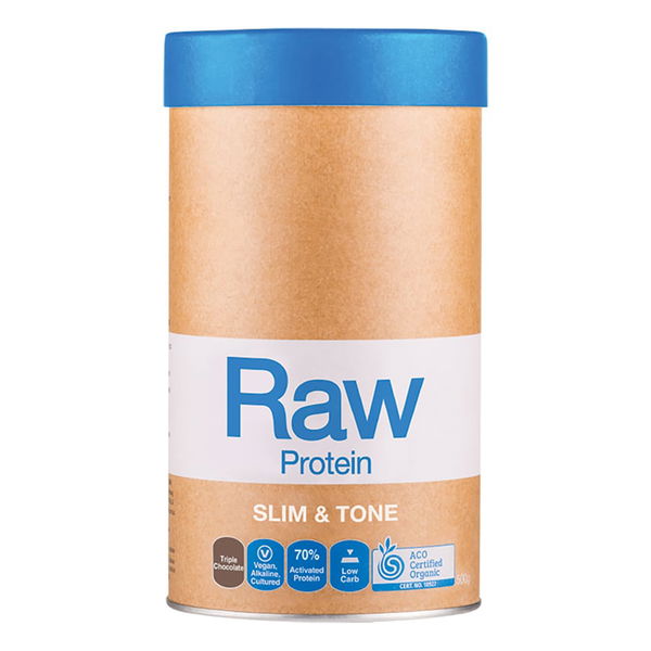 Amazonia Raw Slim & Tone Protein Powder Triple Chocolate 500 gm 