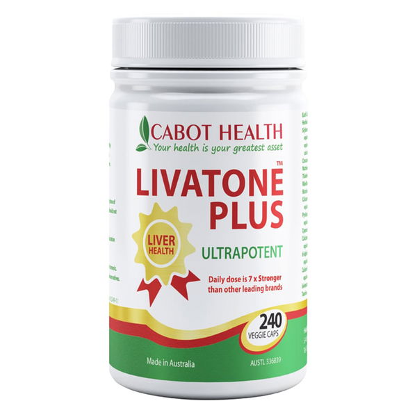 Cabot Health Livatone Plus Ultrapotent Liver Health Capsules 24 Capsules 