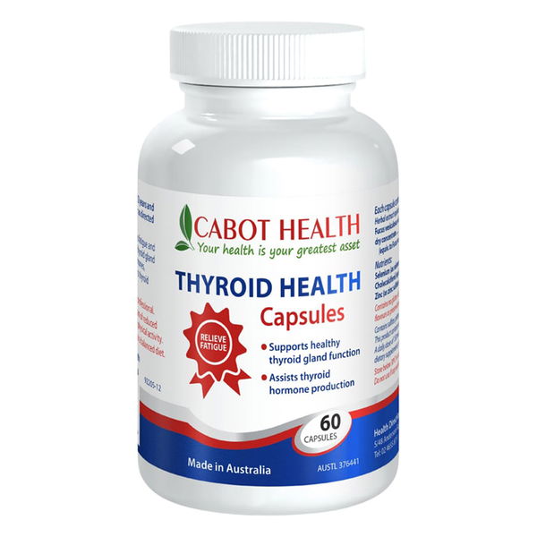 Cabot Health Thyroid Health Relieve Fatigue Capsules 60 Capsules 
