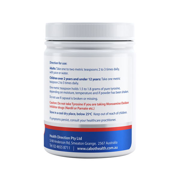 Cabot Health Tyrosine Pure Mood Food Powder 75 gm 