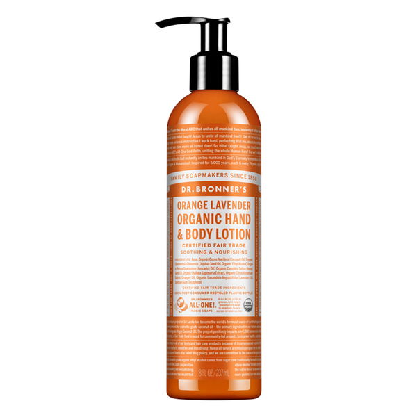 Dr. Bronner's Organic Hand & Body Lotion Orange Lavender 237 ml 