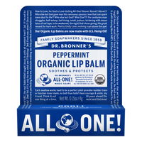Dr. Bronner's Organic Lip Balm Peppermint 4 gm 