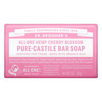 Dr. Bronner's Pure-Castile Bar Soap All-One Hemp Cherry Blossom 140 gm 