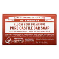 Dr. Bronner's Pure-Castile Bar Soap All-One Hemp Eucalyptus 140 gm 