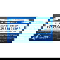 Dr. Bronner's Pure-Castile Bar Soap All-One Hemp Peppermint 140 gm 