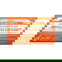 Dr. Bronner's Pure-Castile Bar Soap All-One Hemp Tea Tree 140 gm 