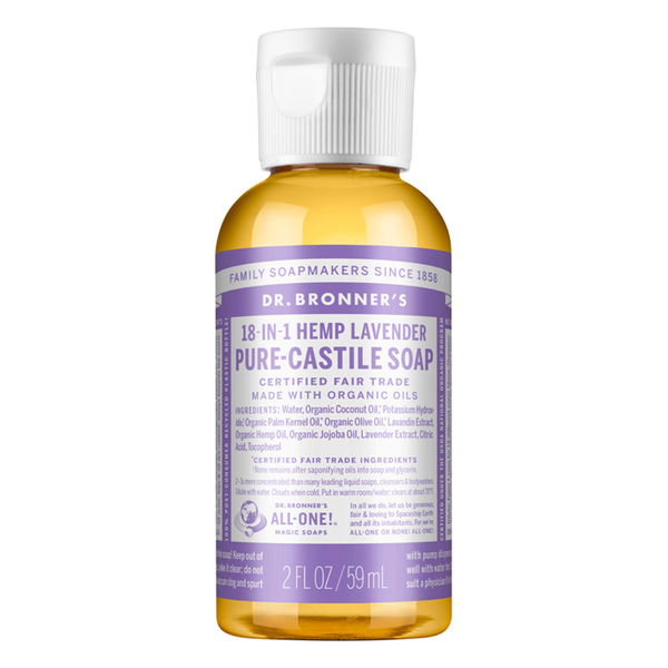 Dr. Bronner's Pure-Castile Liquid Soap 18-in-1 Hemp Lavender 59 ml 