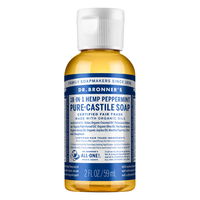 Dr. Bronner's Pure-Castile Liquid Soap 18-in-1 Hemp Peppermint 59 ml 