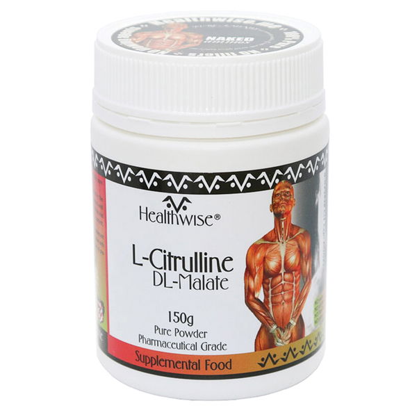 Healthwise L-Citrulline DL-Malate Supplemental Food Pure Powder 150 gm 