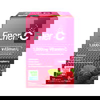 Ener-C Vitamin C Oral Powder Raspberry 9.3 gm x 12 Sachets 