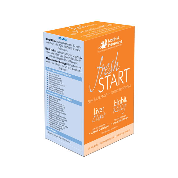 Martin & Pleasance Homoeopathic Complex Fresh Start Slim & Cleanse 10 Day Program Oral Liquid 1 Pack 