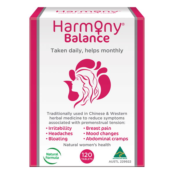 Harmony Balance PMS Support Women's Balance Tablets 120 Tablets 