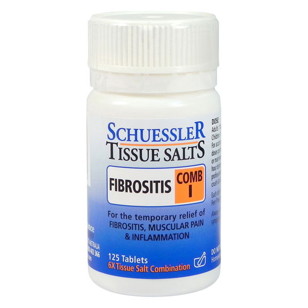 Schuessler Tissue Salts Comb I Fibrositis Tablets 125 Tablets 