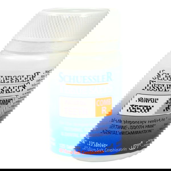 Schuessler Tissue Salts Comb R Painful Teeth Tablets 125 Tablets 