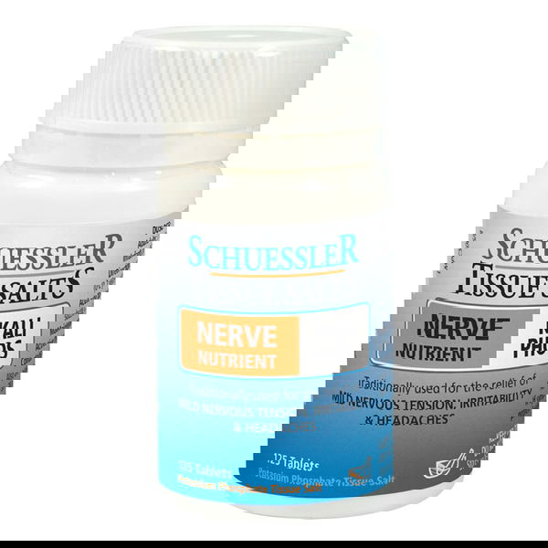 Schuessler Tissue Salts Kali Phos Nerve Nutrient Tablets 125 Tablets 