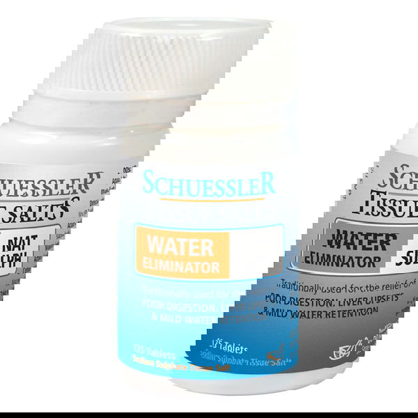 Schuessler Tissue Salts Nat Sulph Water Eliminator Tablets 125 Tablets 