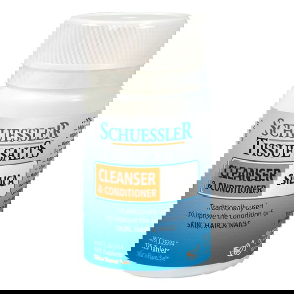 Schuessler Tissue Salts Silica Cleanser & Conditioner Tablets 125 Tablets 