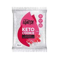 Melrose Ignite Keto Cookie Raspberry White Chocolate 60 gm x 12 Pack 