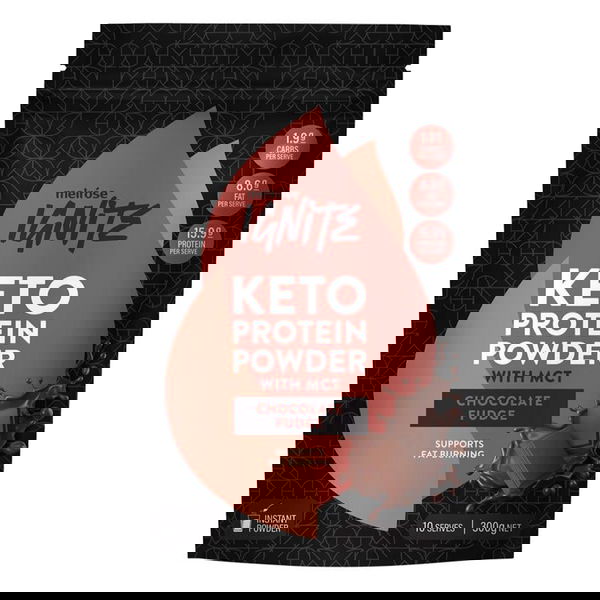 Melrose Ignite Keto Protein Powder with MCT Chocolate Fudge 300 gm 