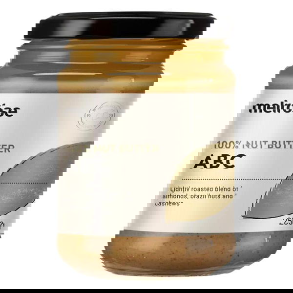 Melrose ABC Almonds, Brazil Nuts and Cashews 100% Nut Butter 250 gm 