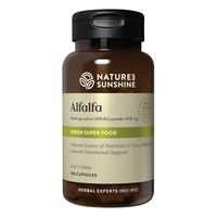 Nature's Sunshine Alfalfa Green Super Food Capsules 450 mg 100 Capsules 