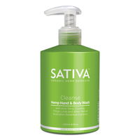 Sativa Cleanse Hemp Hand & Body Wash 250 ml 