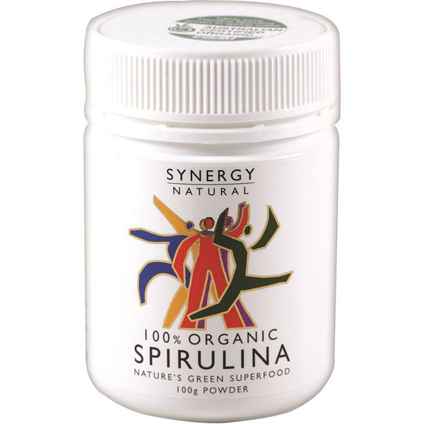 Synergy Natural 100% Organic Spirulina Powder 100 gm 