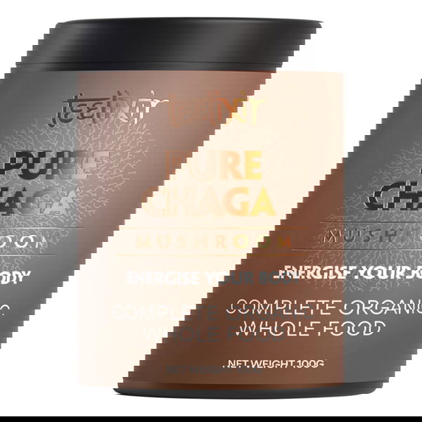 Teelixir Pure Chaga Mushroom Energise Your Body Complete Organic Whole Food 50 gm 