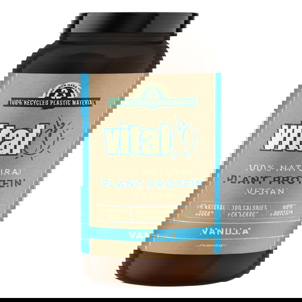 Vital 100% Natural Plant Protein Vegan Powder Vanilla 500 gm 