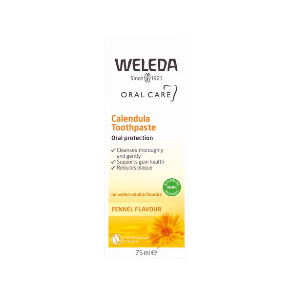 Weleda Oral Care Calendula Toothpaste Oral Protection Fennel 75 ml 