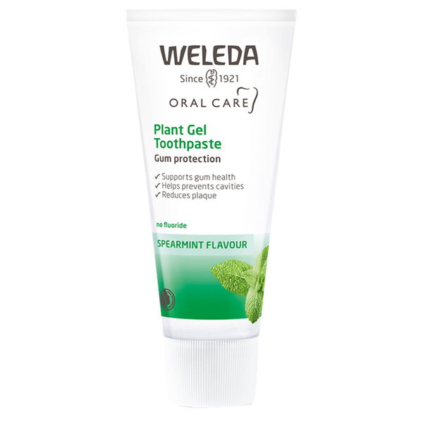 Weleda Oral Care Plant Gel Toothpaste Gum Protection Spearmint 75 ml 