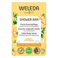 Weleda Refreshing and Invigorating Shower Bar Ginger + Petitgrain 75 gm 