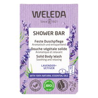 Weleda Soothing and Relaxing Shower Bar Lavender + Vetiver 75 gm 