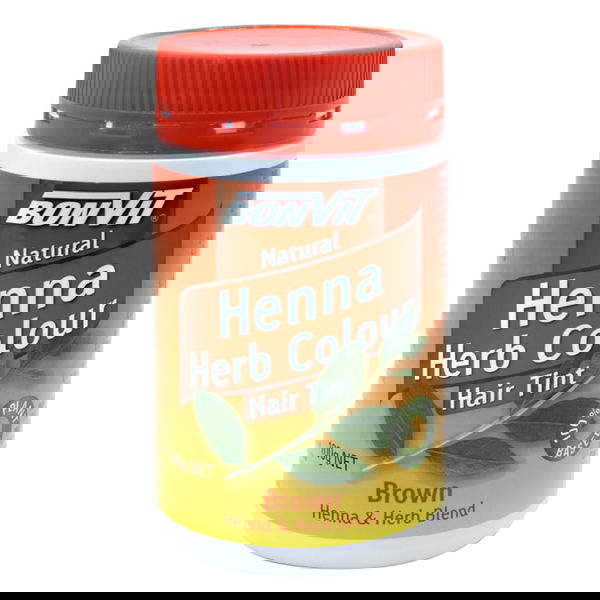 Bonvit Natural Henna Herb Colour Hair Tint Powder Brown 100 gm 