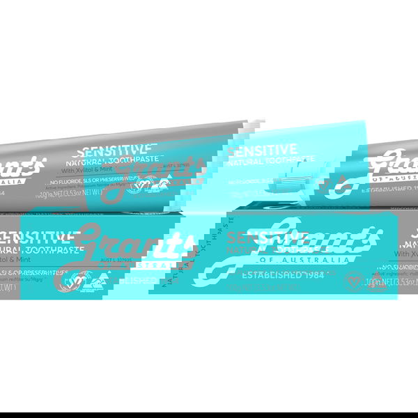Grants of Australia Sensitive Natural Toothpaste Xylitol & Mint 100 gm 
