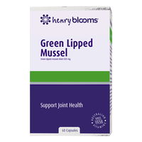 Henry Blooms Green Lipped Mussel Support Joint Health Capsules 