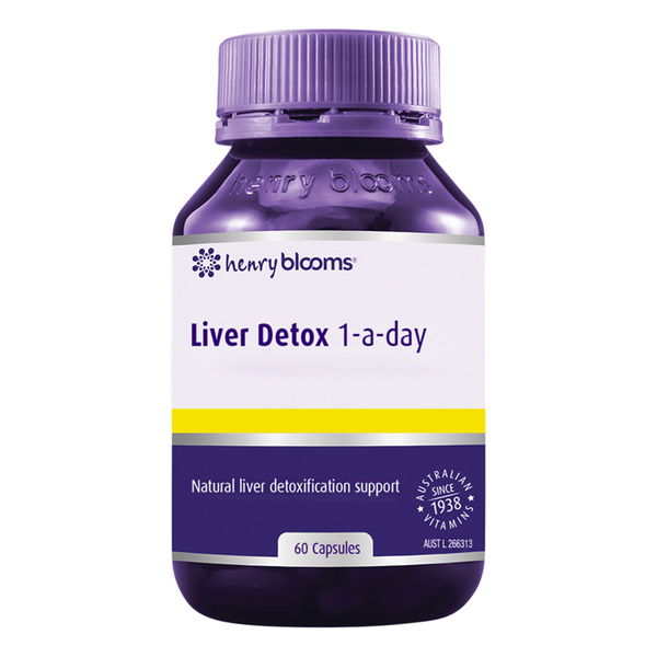 Henry Blooms Liver Detox 1-a-Day Capsules 60 Capsules 