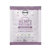 Hemp Foods Australia Creamy & Delicious Hemp Protein Shake Mixed Berry 35 gm x 7 Pack 