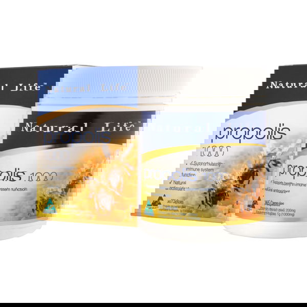 Natural Life Propolis Capsules 1000 mg 365 Capsules 