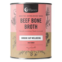 Nutra Organics Beef Bone Broth Immune Gut Wellbeing Powder Miso Ramen 125 gm 