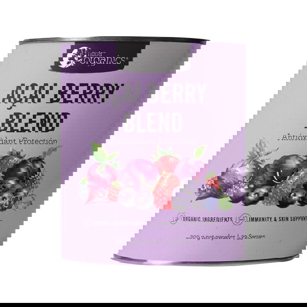 Nutra Organics Acai Berry Blend Antioxidant Protection Powder 200 gm 
