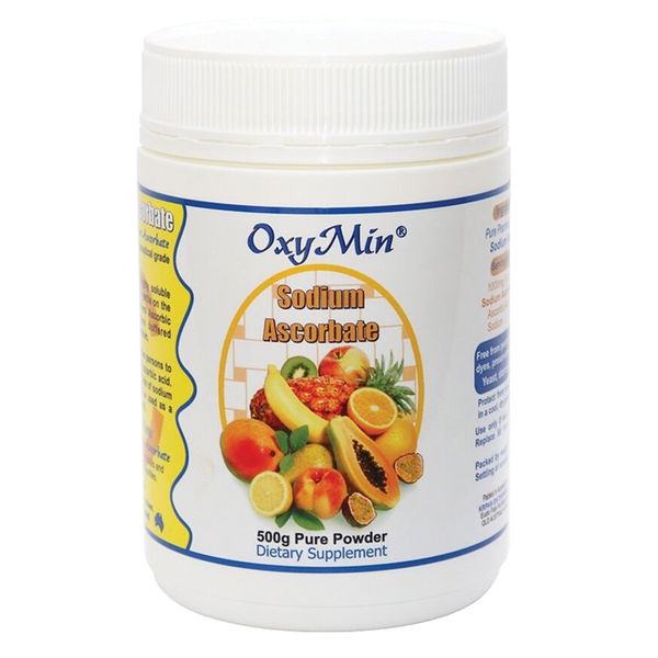Oxymin Sodium Ascorbate Pure Powder 500 gm 