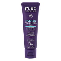 P'ure Papayacare Papaya Foot & Heel Balm Lavender Cinnamon Oils with Paw Paw 50 gm 
