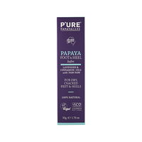 P'ure Papayacare Papaya Foot & Heel Balm Lavender Cinnamon Oils with Paw Paw 50 gm 